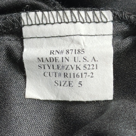 Ruby rox one shoulder ruched midi black cocktail dress SZ 5 - Picture 6 of 11